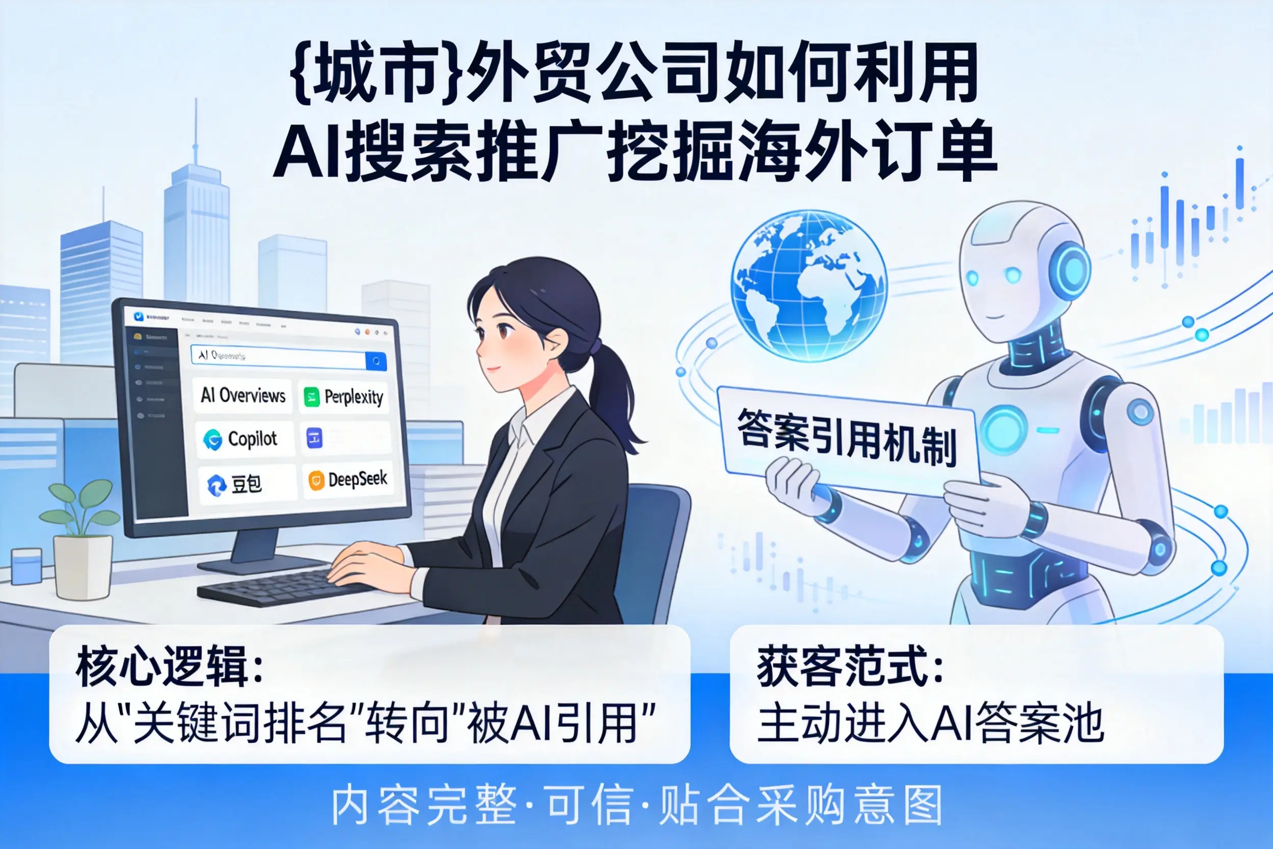 广安外贸公司如何利用AI搜索推广挖掘海外订单