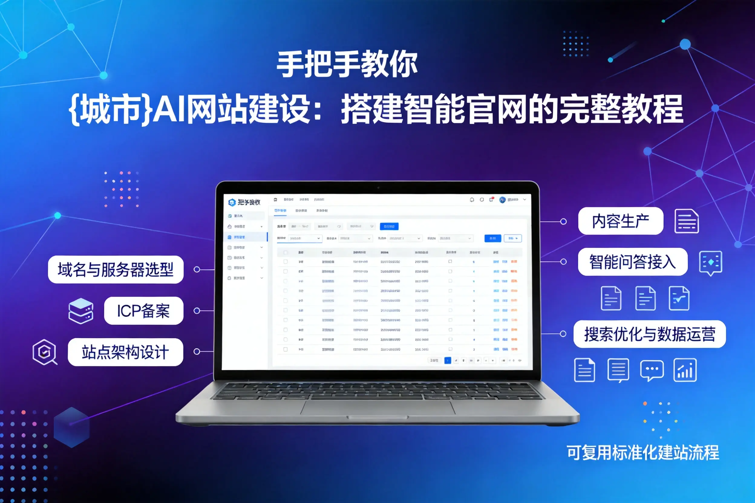 手把手教你广安AI网站建设：搭建智能官网的完整教程