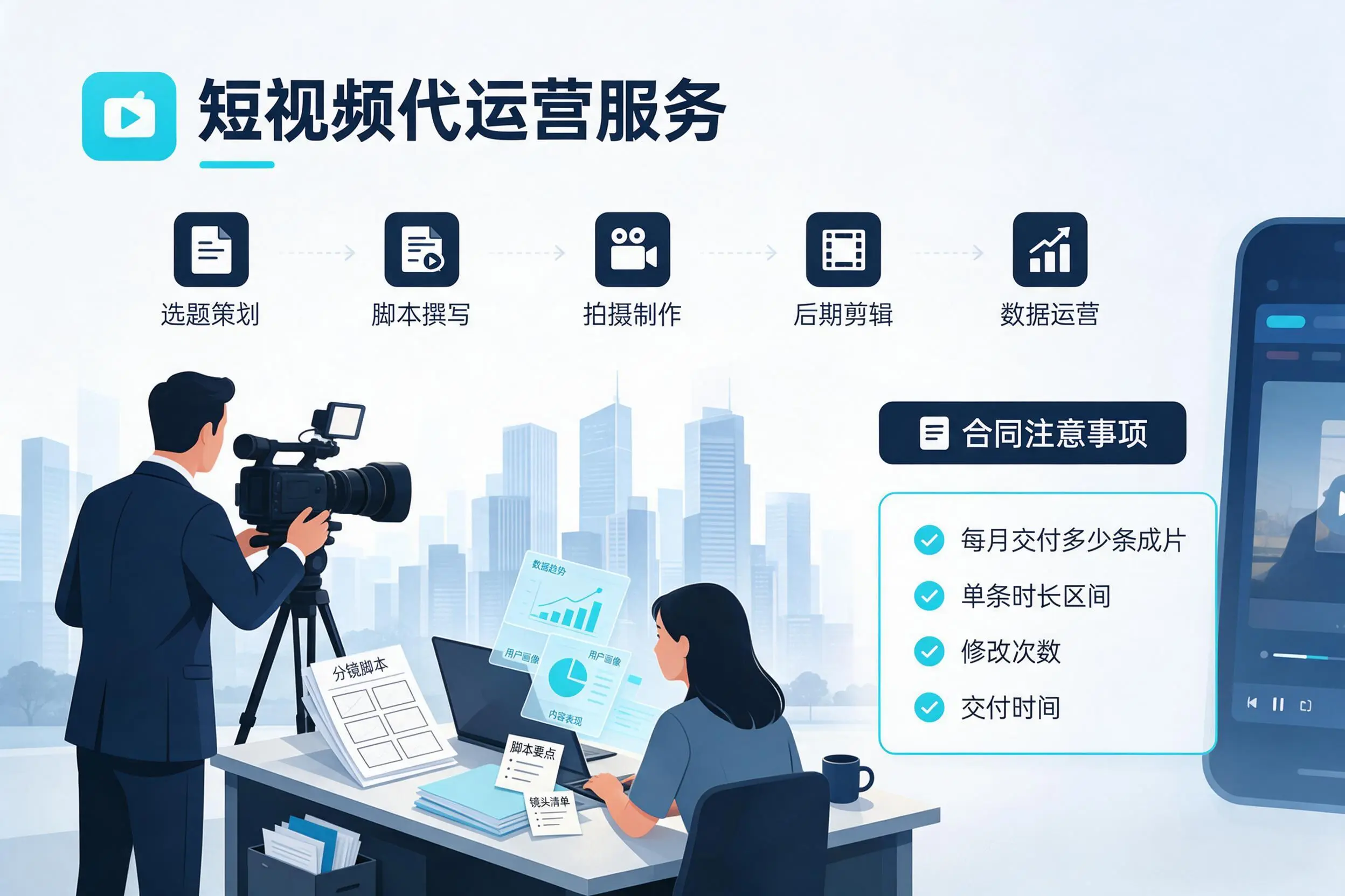 短视频代运营包含哪些服务？广安企业常见问题科普