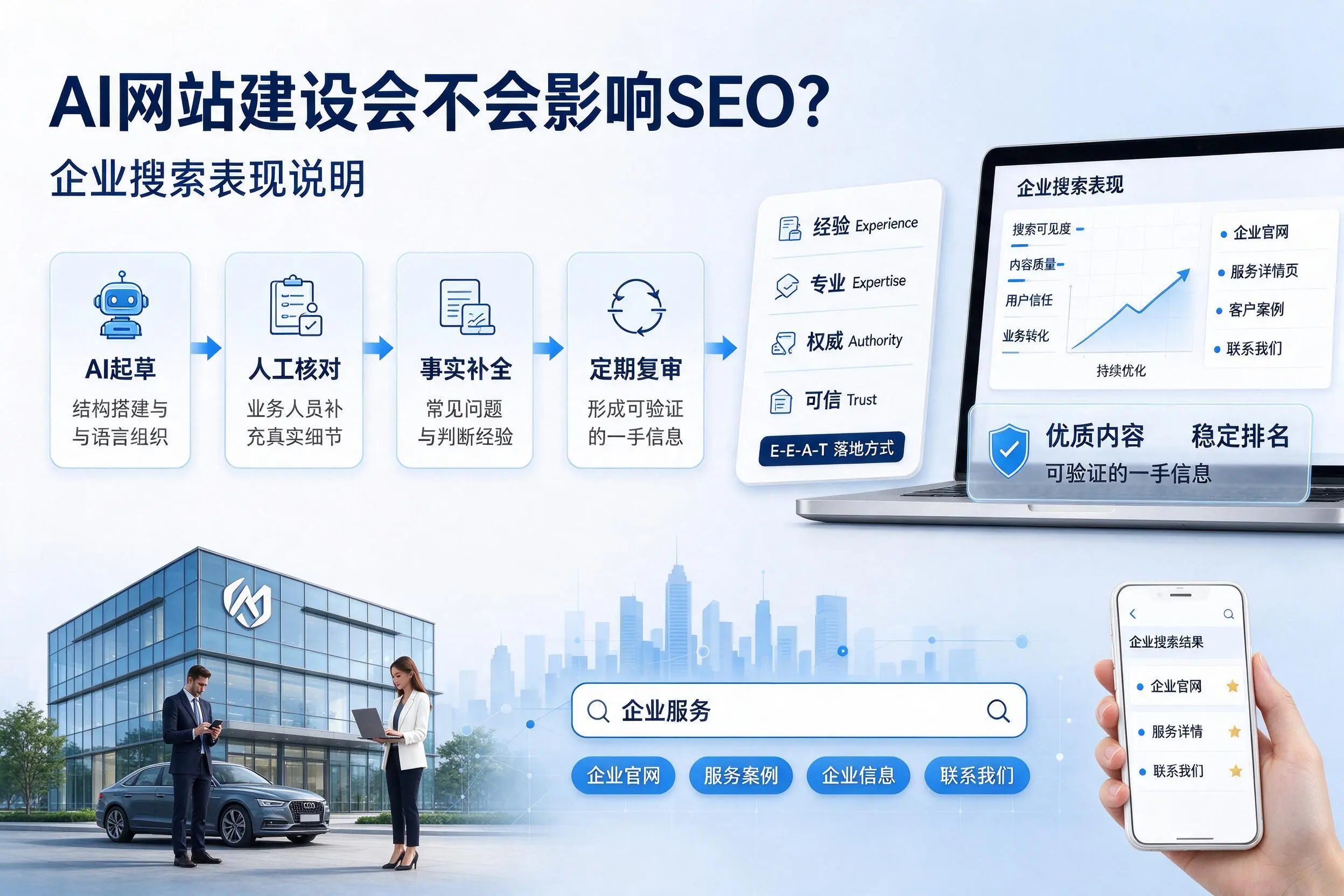 AI网站建设会不会影响SEO?广安企业搜索表现说明